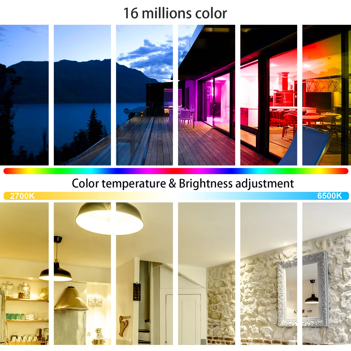 Premium Smart RGB LED Bulb with Music Sync