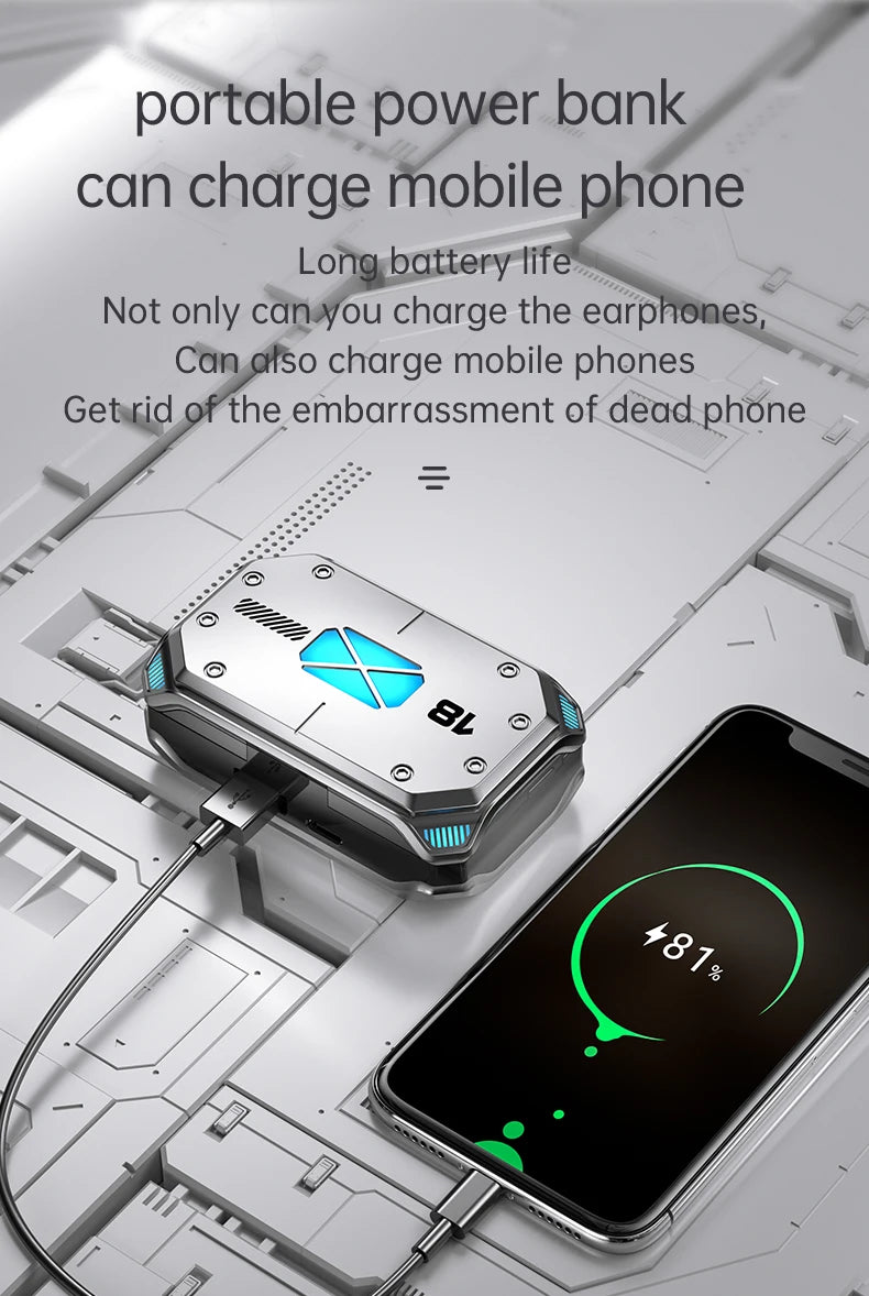 Premium TWS Gaming Wireless Earbuds