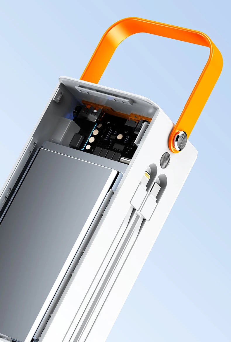 Premium Power Bank with 4 Built in Cables for Outdoor & Travel