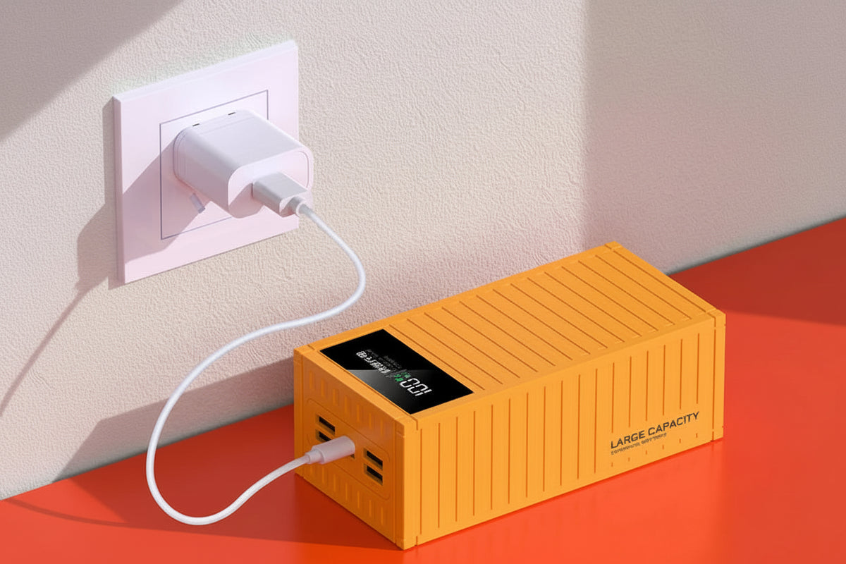 Batería externa portátil premium para acampada y uso doméstico