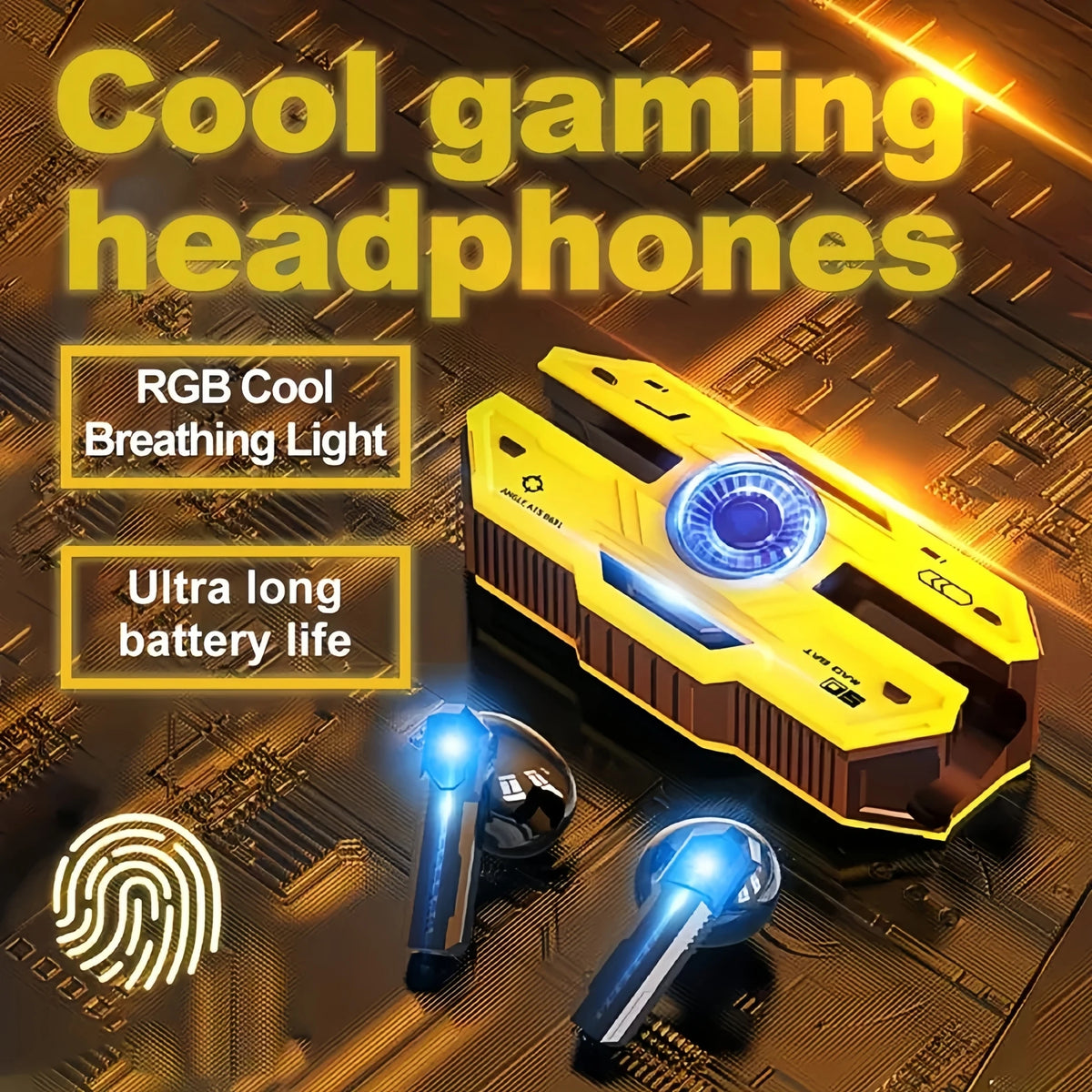 Auriculares inalámbricos premium para juegos con baja latencia