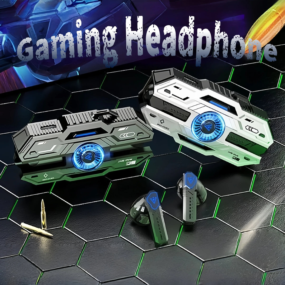 Premium Wireless Gaming Earbuds with Low Latency