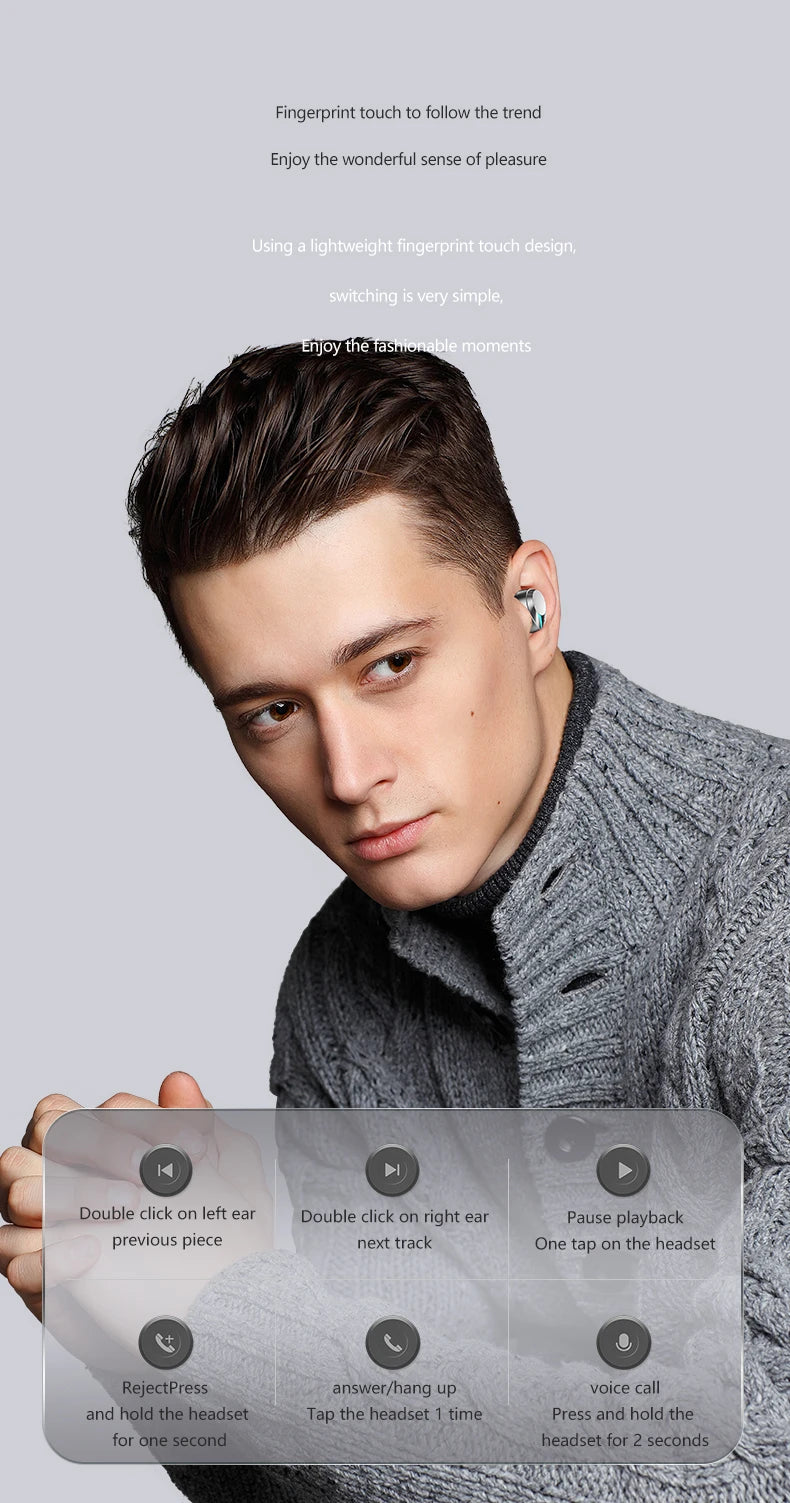 Premium TWS Gaming Wireless Earbuds