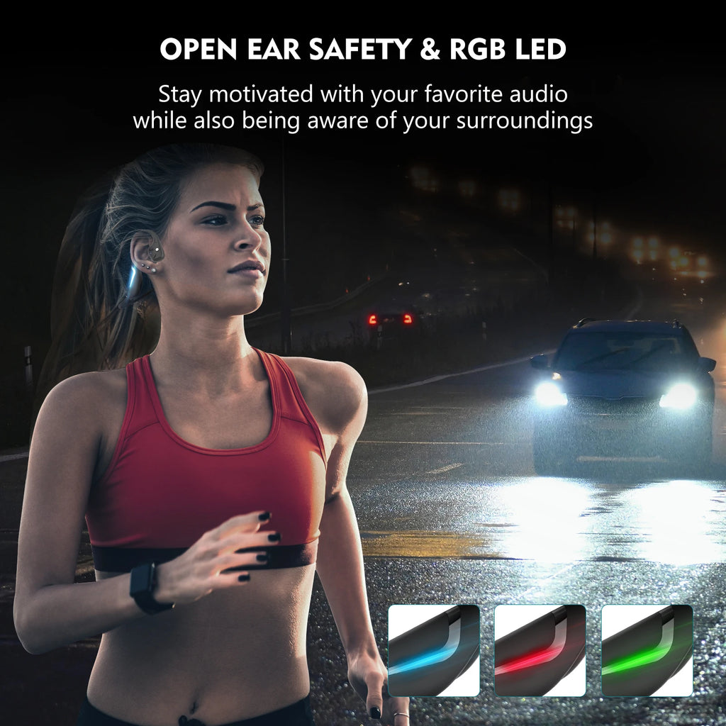 Premium Bone Conduction Bluetooth Headphones for Sports & Cycling