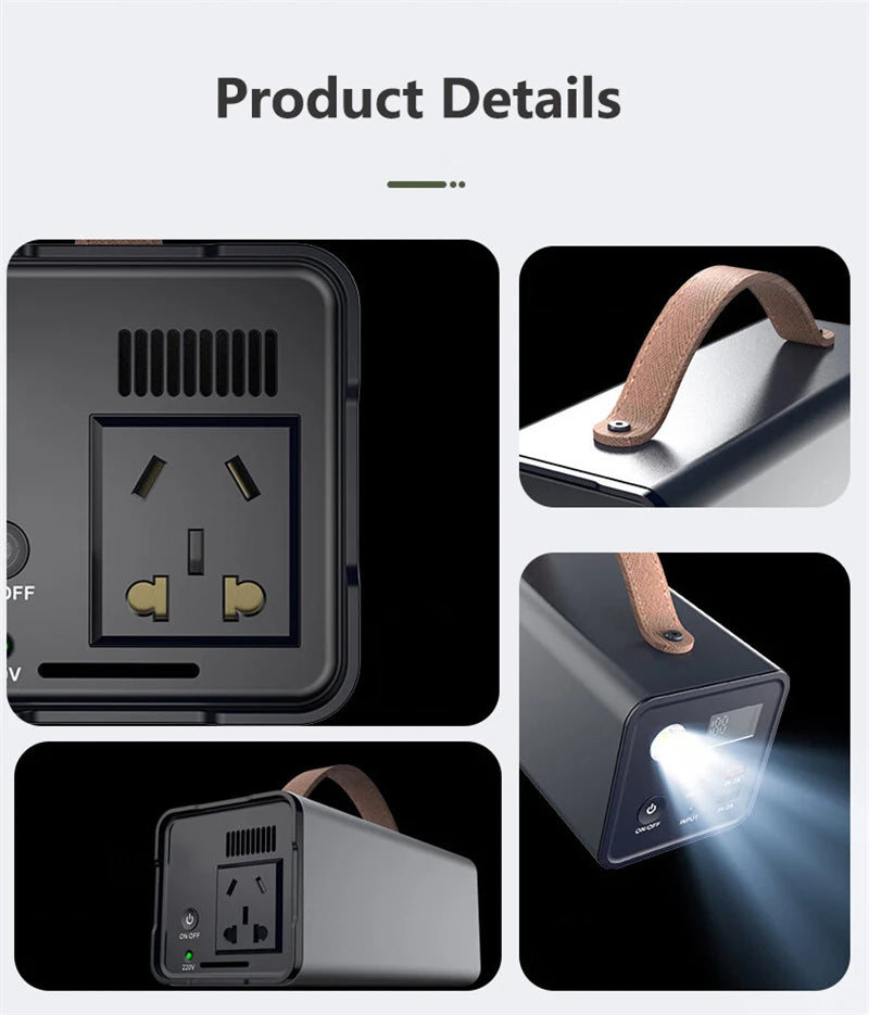 Premium Portable Power Station with AC Outlet & Fast Charging