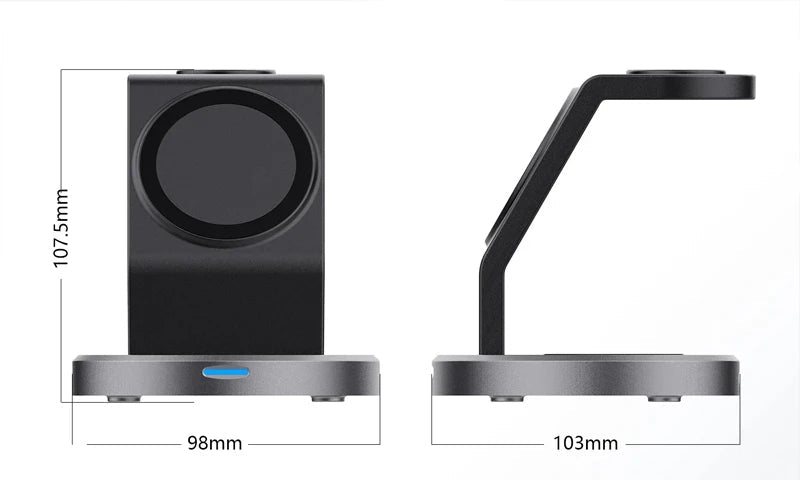 Premium 3 in 1 MagSafe Magnetic Wireless Charging Stand