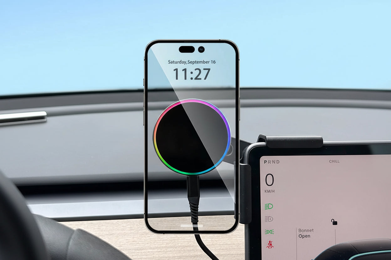 Premium Magnetic Wireless Car Charger Phone Mount