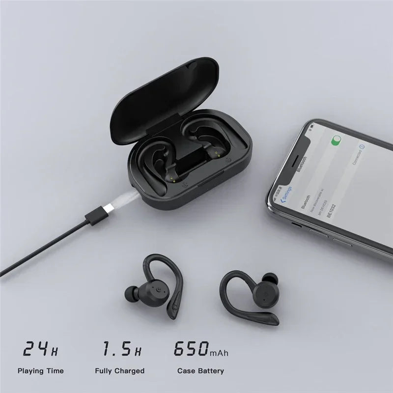 Auriculares deportivos inalámbricos resistentes al agua de primera calidad