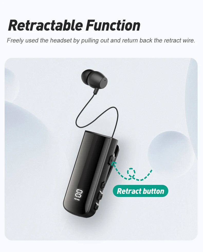 Premium Clip On Wireless Sports Earphones