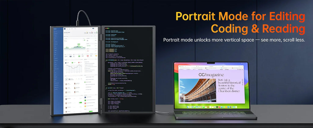 Premium 15.6 Inch Dual Portable Monitor