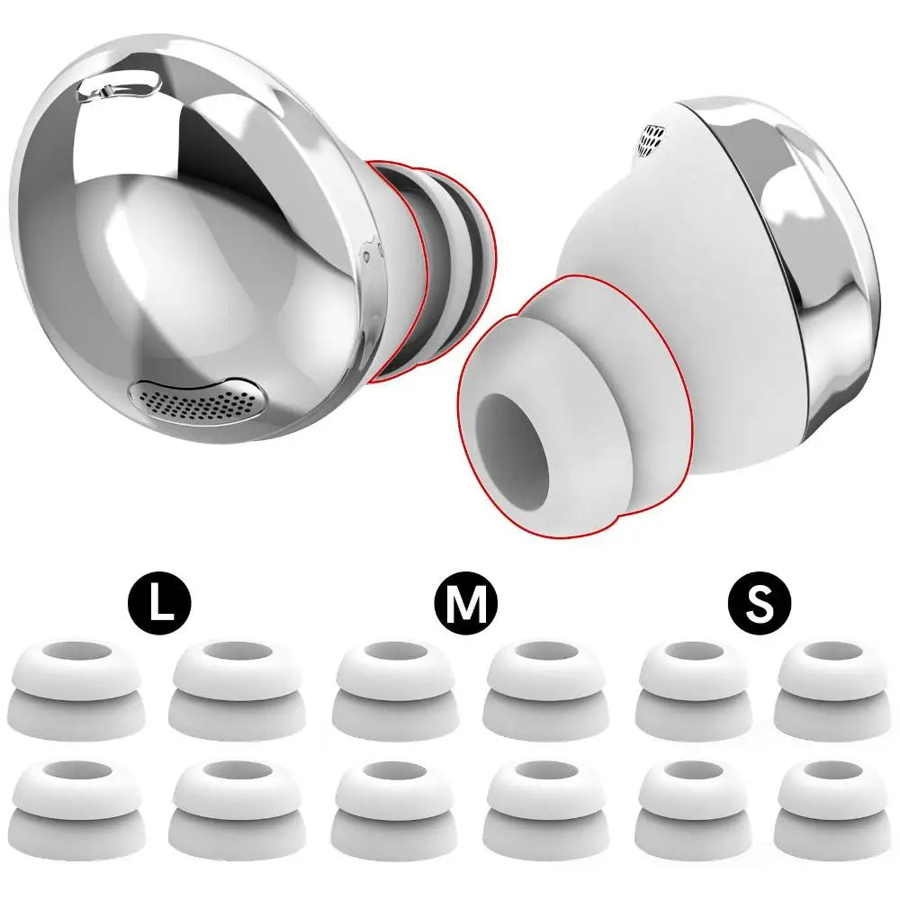 Premium Silicone Ear Tips for Wireless Earbuds