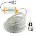 Tira de luces LED RGB premium impermeable con cambio de color