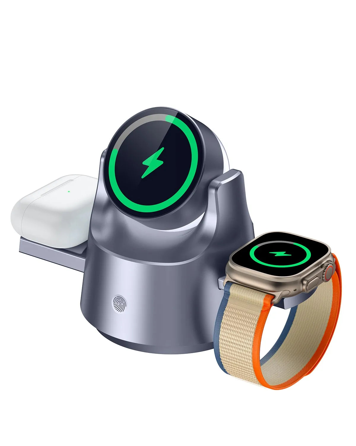 Premium 3 in 1 Magnetic Wireless Charger with Night Light