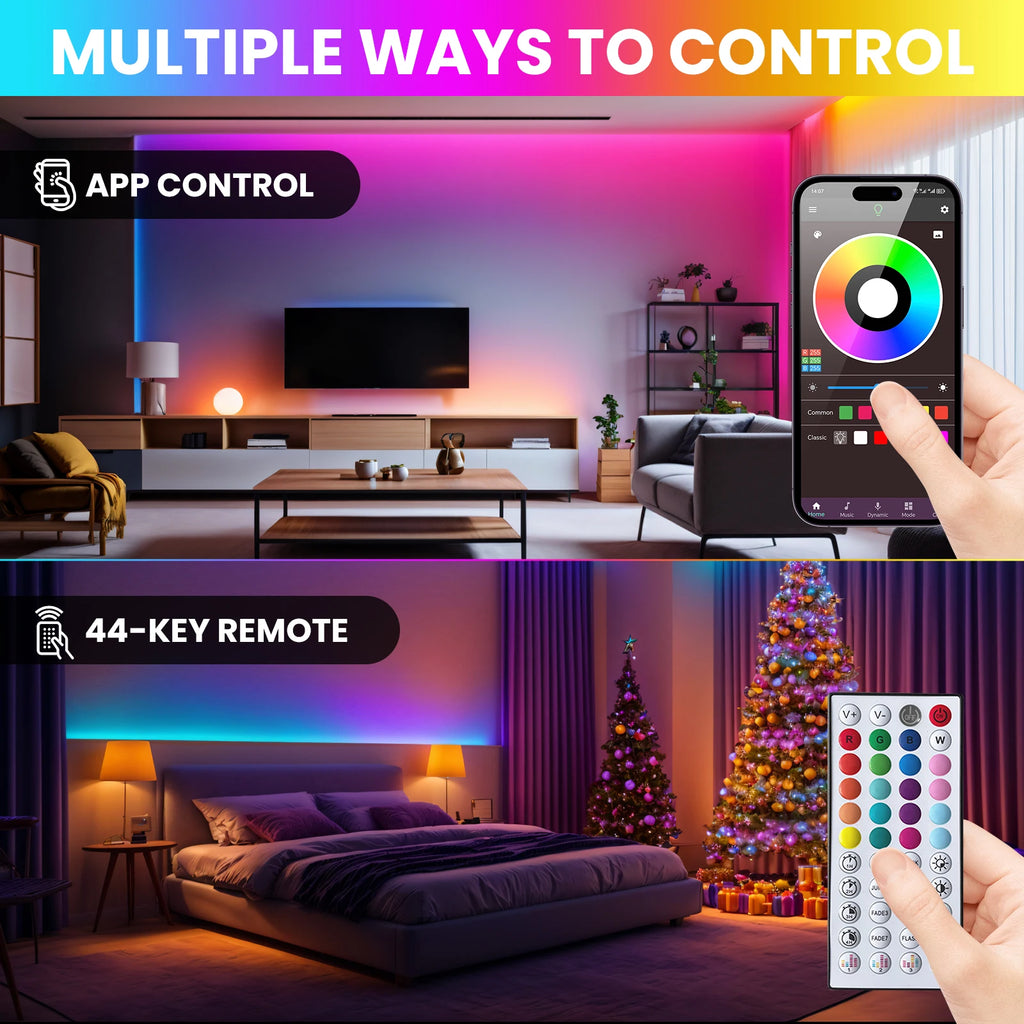Premium RGB LED Neon LED Strip Light with Music Sync