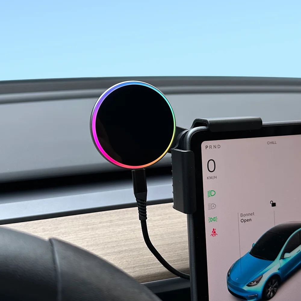 Soporte de carga inalámbrica magnética premium para coche