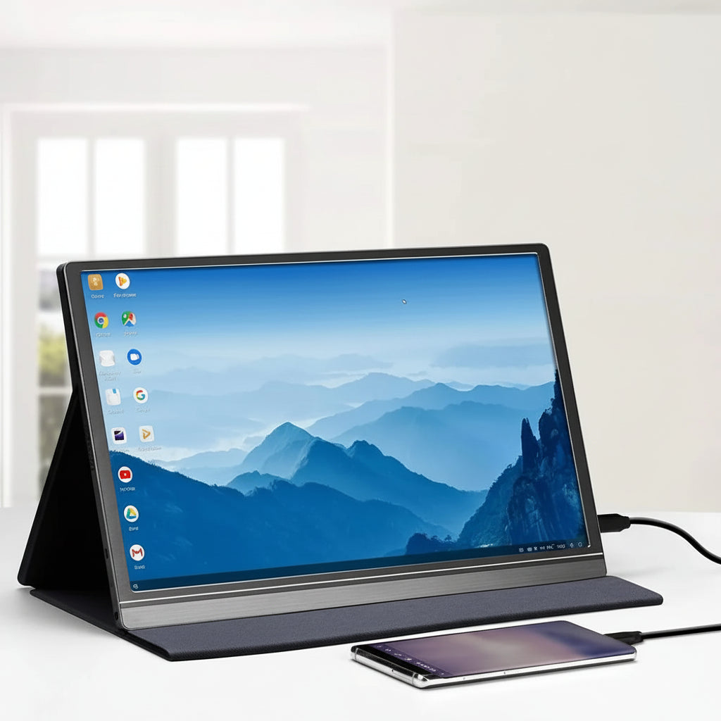 Monitor portátil premium de 17,3 pulgadas