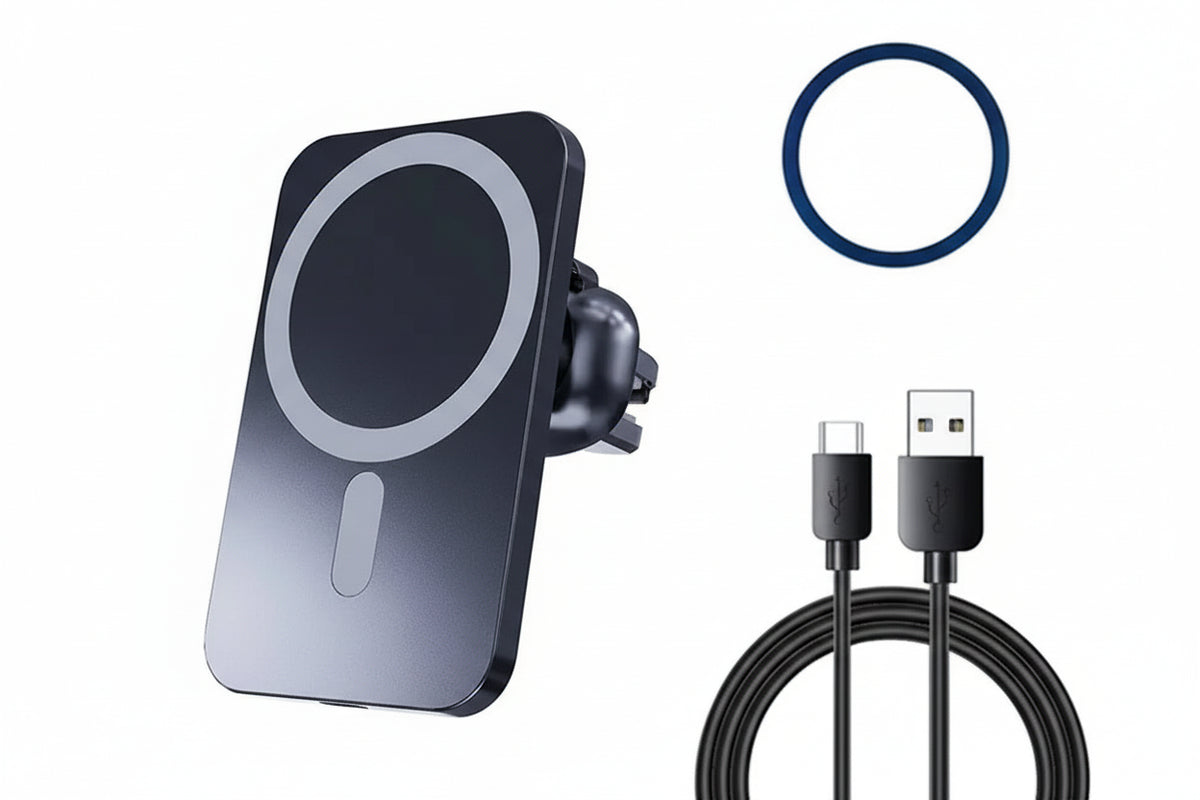 Premium MageSafe Magnetic Wireless Car Charger mount