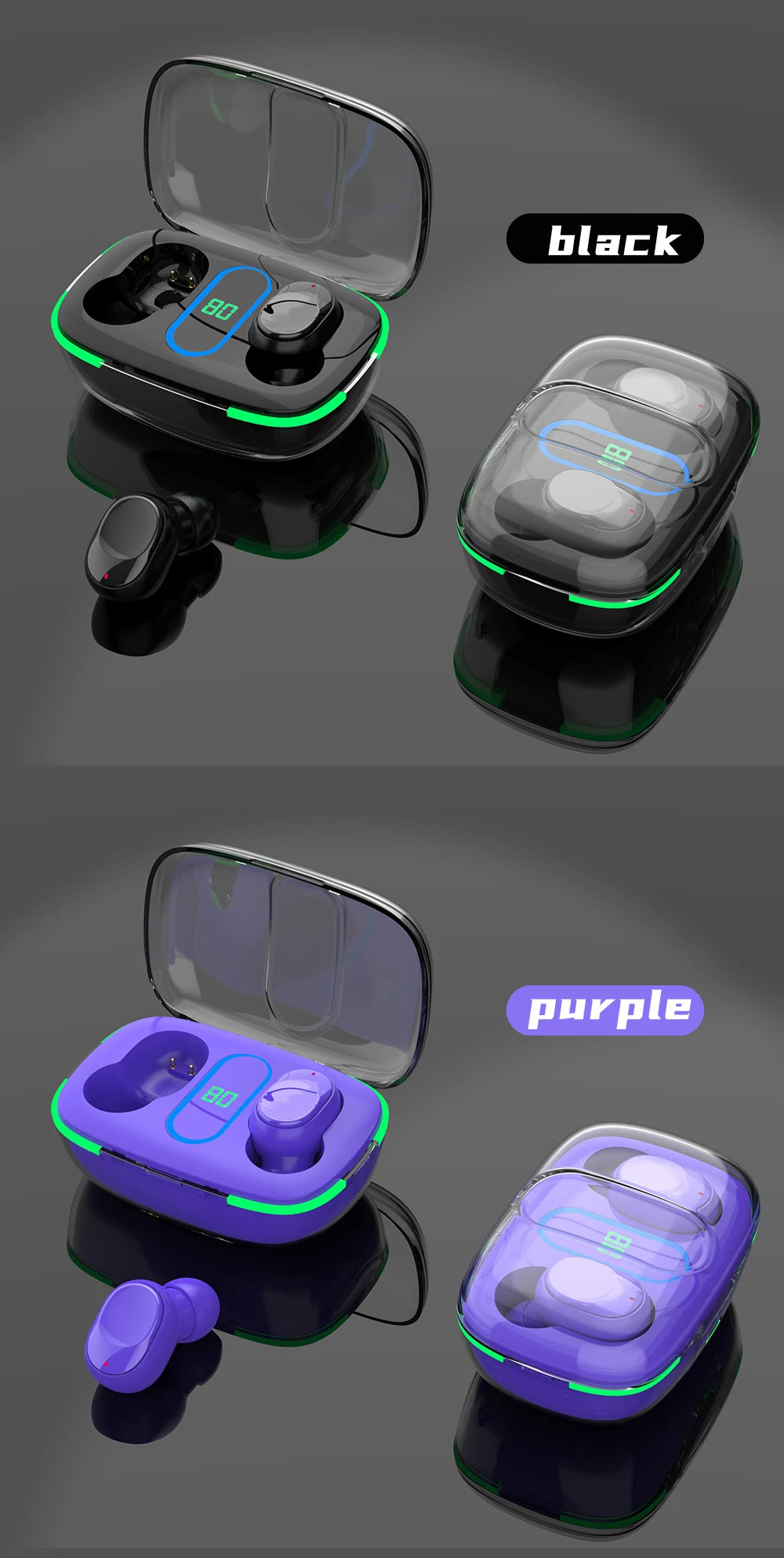 Premium TWS Wireless Sports Earbuds