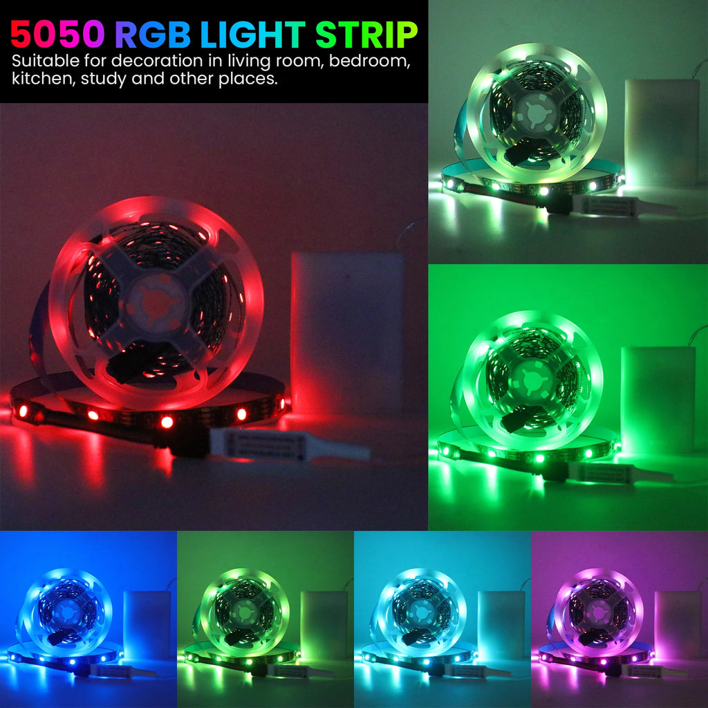 Premium Battery powered RGB LED Strip Lights