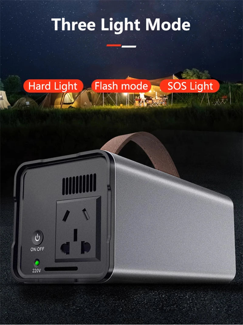 Premium Portable Power Station with AC Outlet & Fast Charging