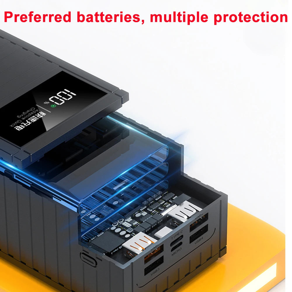 Batería externa portátil premium para acampada y uso doméstico