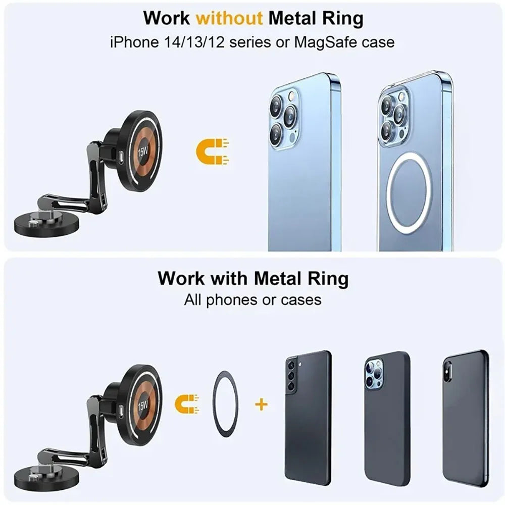 Premium Magnetic Wireless Car Charger Mount