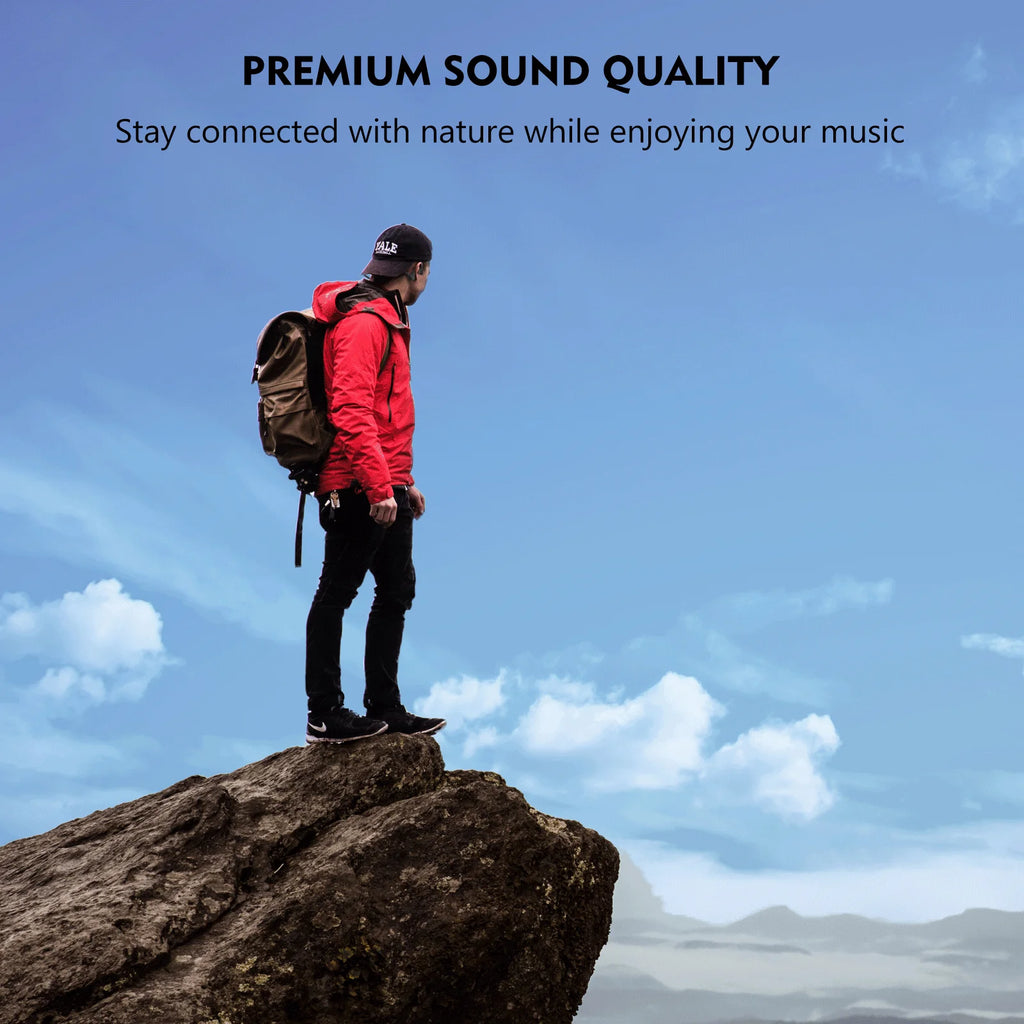 Premium Bone Conduction Bluetooth Headphones for Sports & Cycling