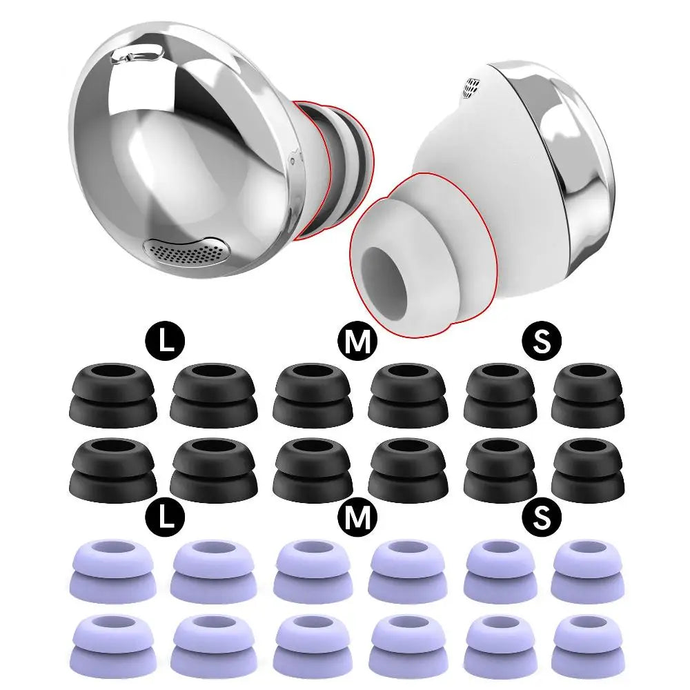 Premium Silicone Ear Tips for Wireless Earbuds