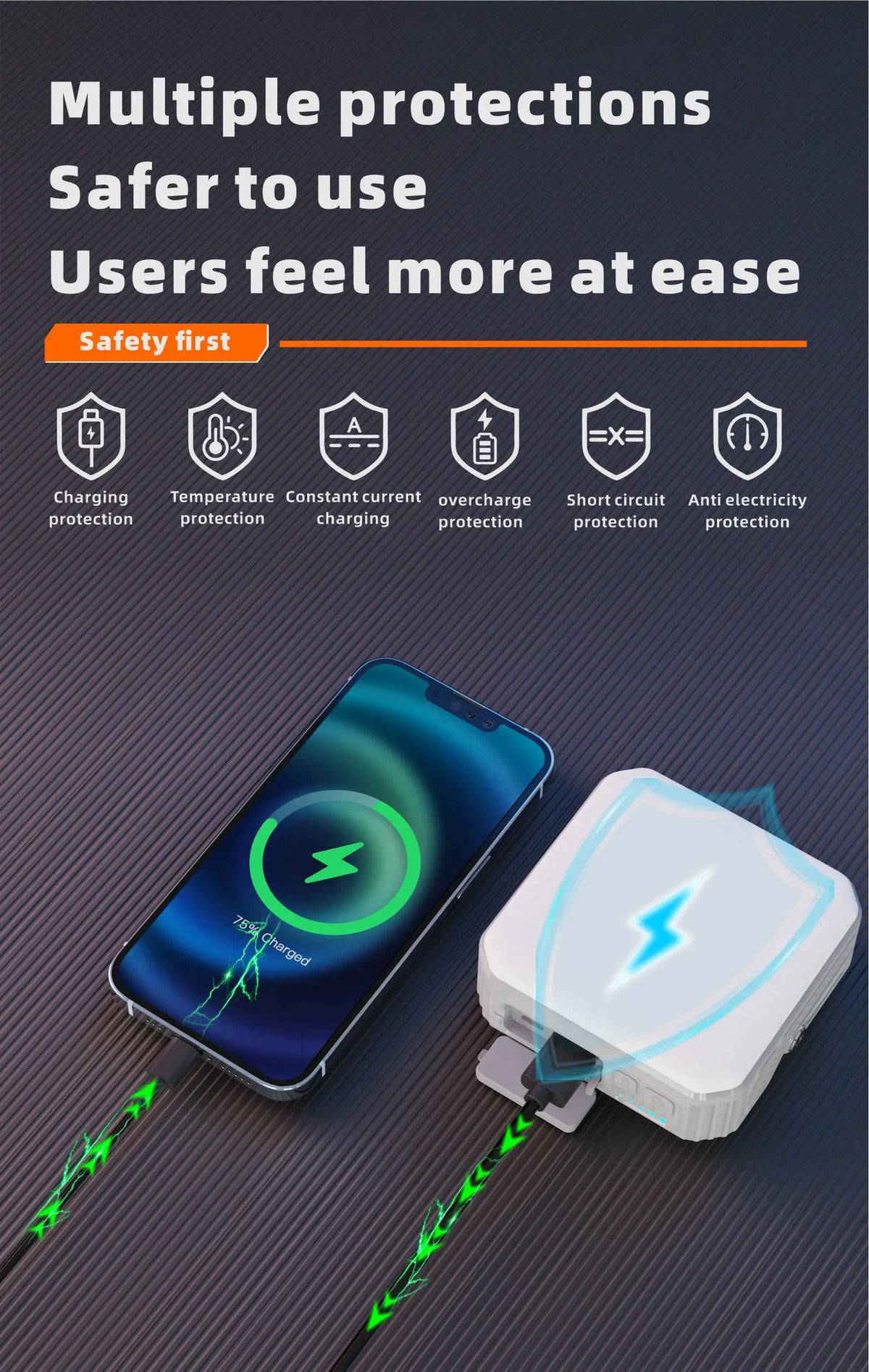 Batería solar premium para exteriores y camping