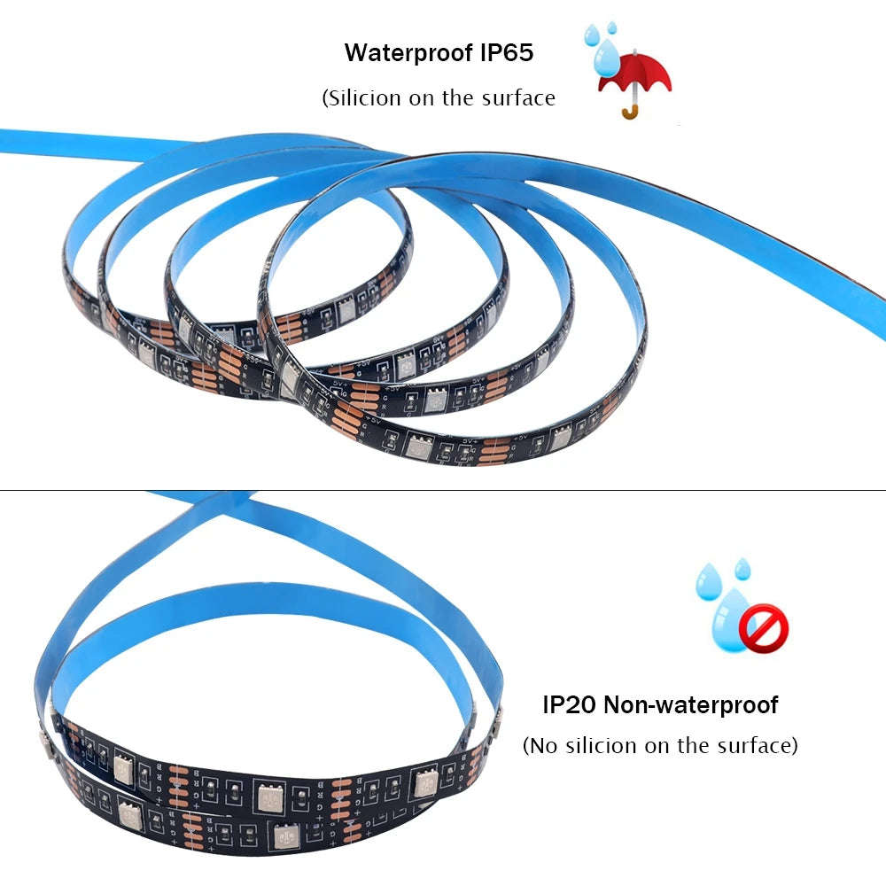 Premium Battery powered RGB LED Strip Lights