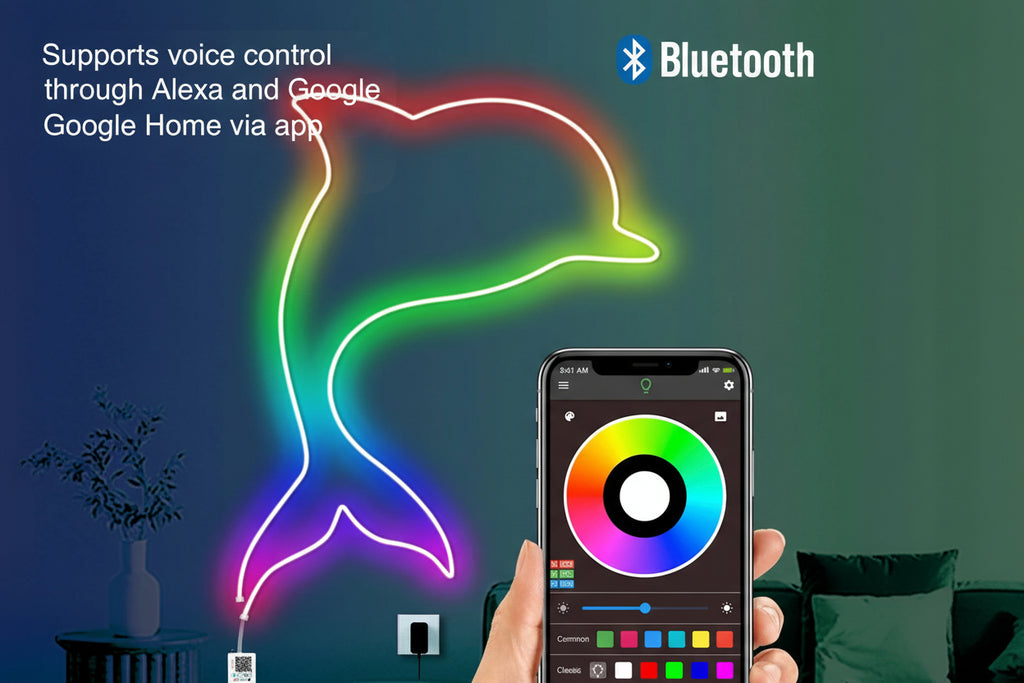 Premium RGB LED Neon LED Strip Light with Music Sync