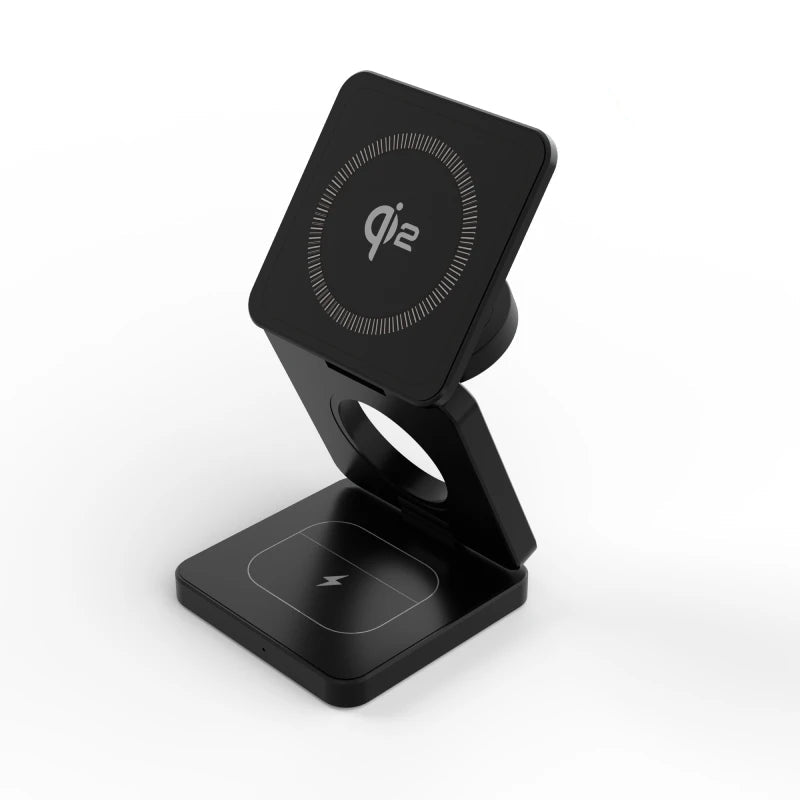 Premium Qi2 3 in 1 Magnetic Wireless Charger Stand