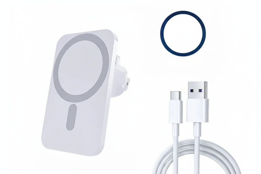 Soporte de carga inalámbrica magnética MagSafe premium para coche