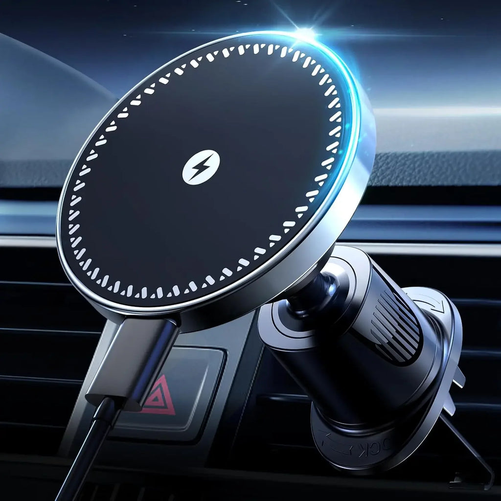 Premium Magnetic Wireless Car Charger Air Vent Mount