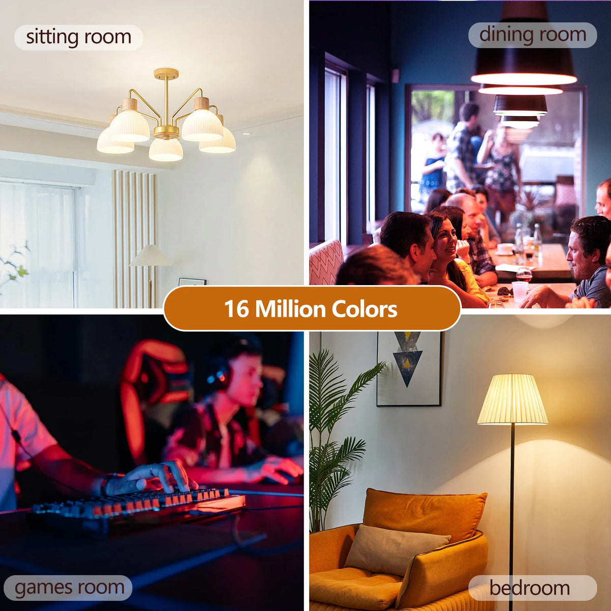Premium Smart RGB LED Bulb with Music Sync