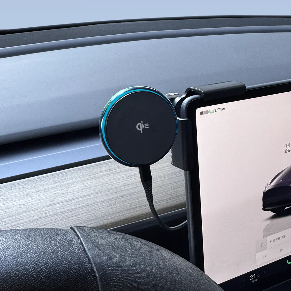 Soporte de carga inalámbrica magnética premium para coche