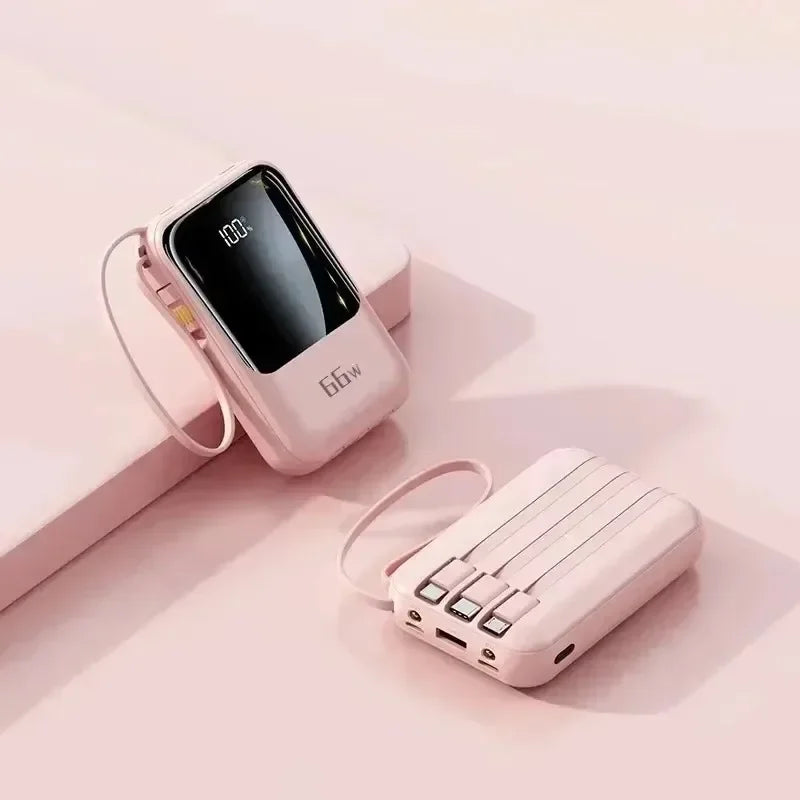 Power Bank premium con cables integrados