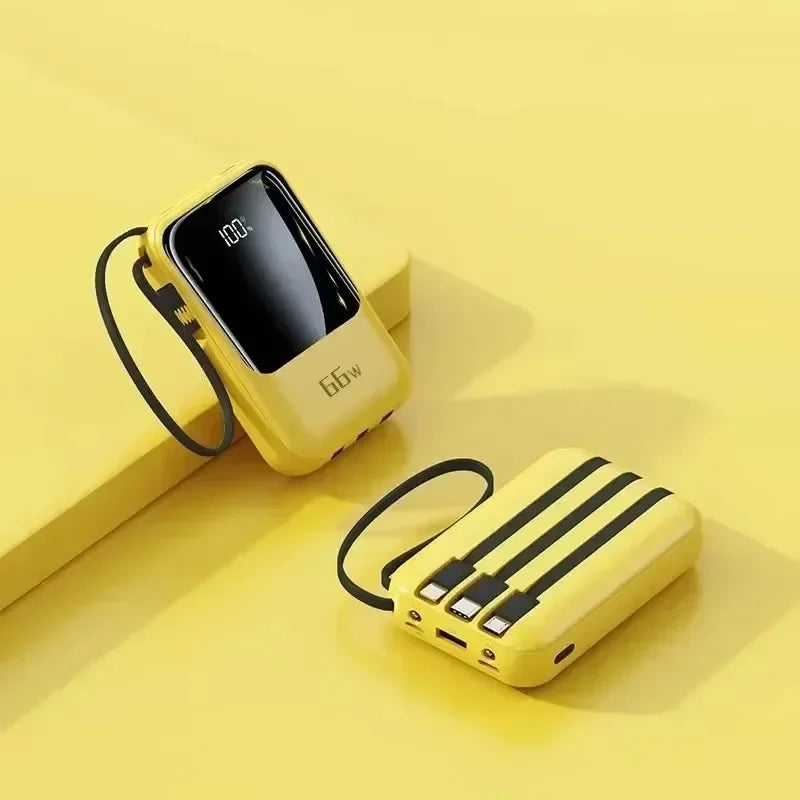 Power Bank premium con cables integrados