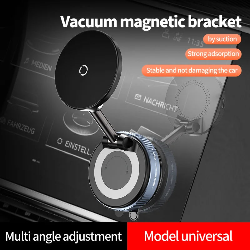 premium MagSafe Magnetic Wireless Charger with Vacuum Suction Mount