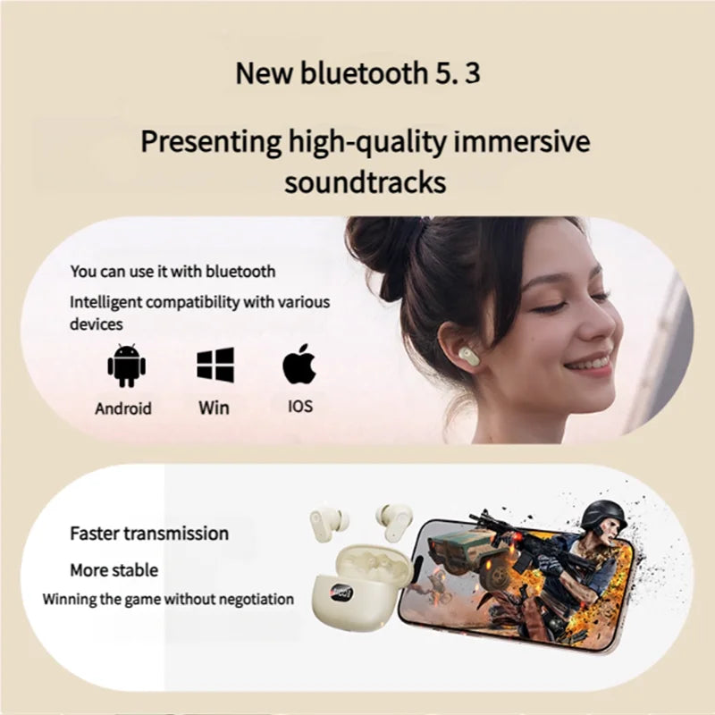 Premium Wireless Bluetooth Earbuds