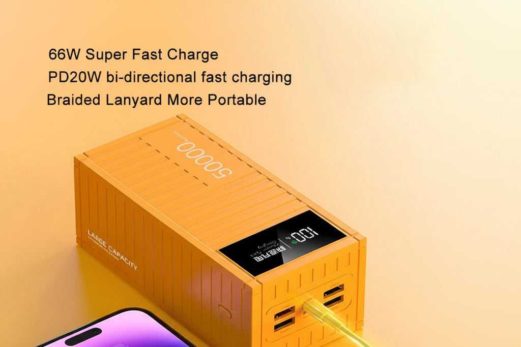 Batería externa portátil premium para acampada y uso doméstico