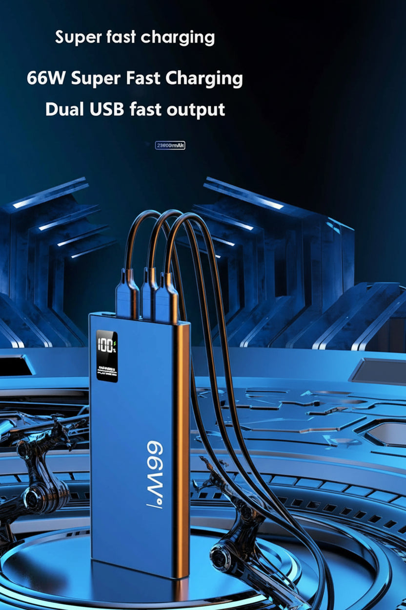 Power Bank prémium con carga rápida para iPhone y Android