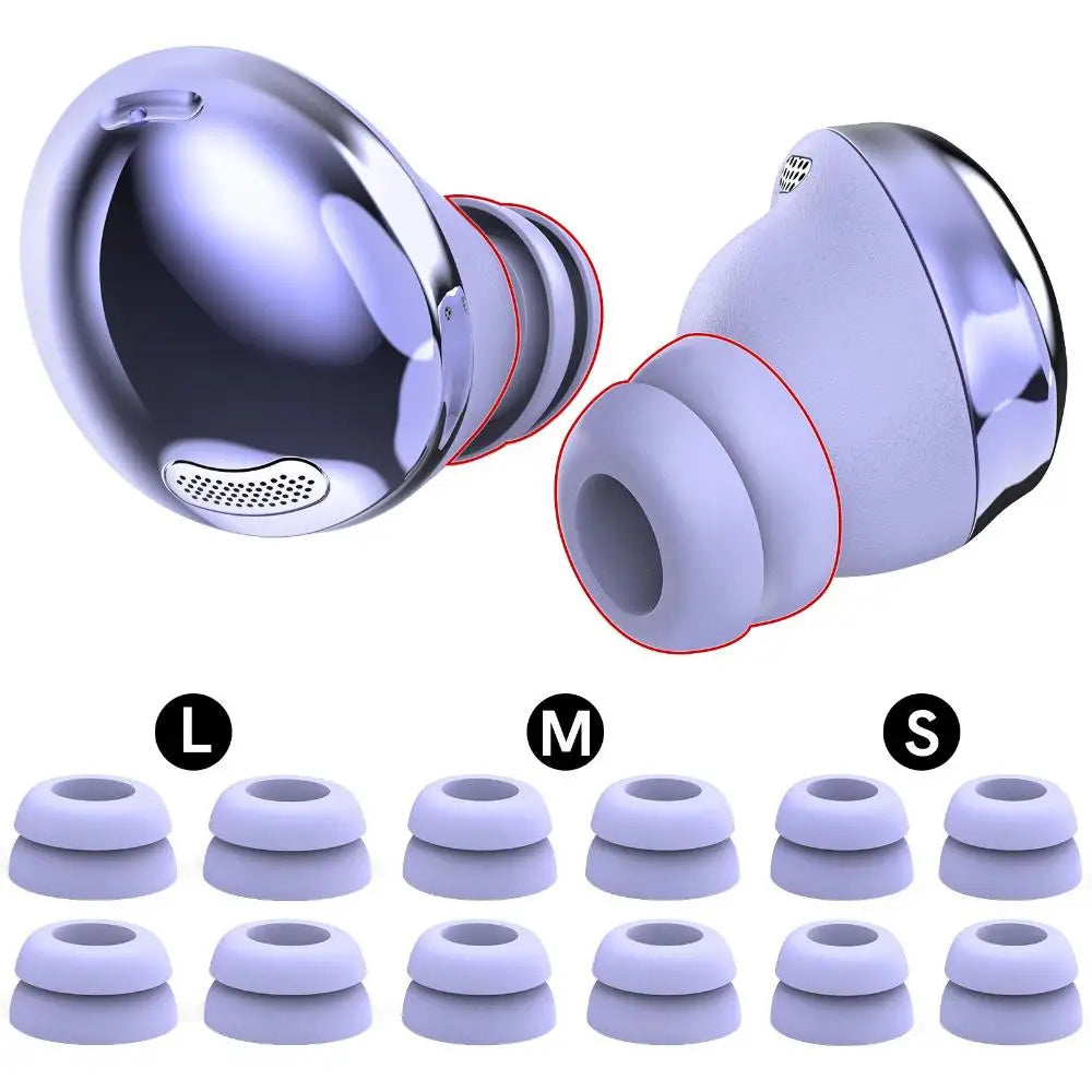 Premium Silicone Ear Tips for Wireless Earbuds