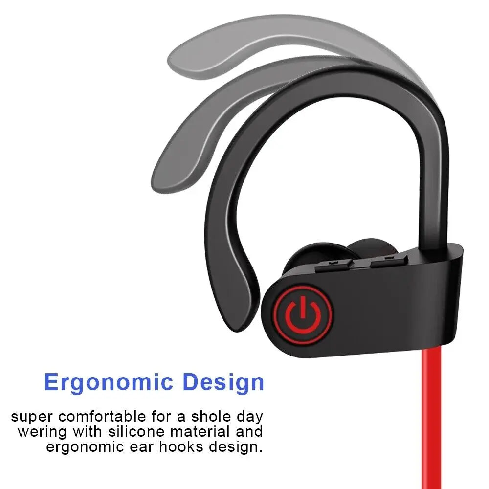 Auriculares deportivos inalámbricos premium con banda magnética para el cuello