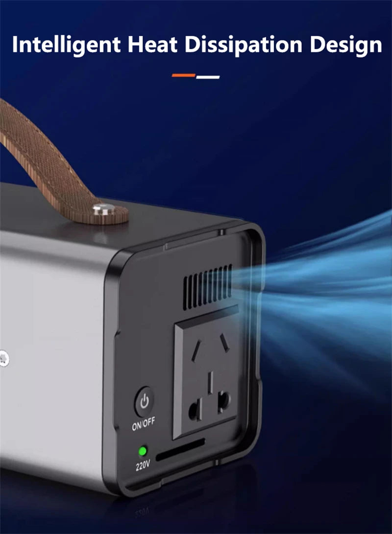 Premium Portable Power Station with AC Outlet & Fast Charging