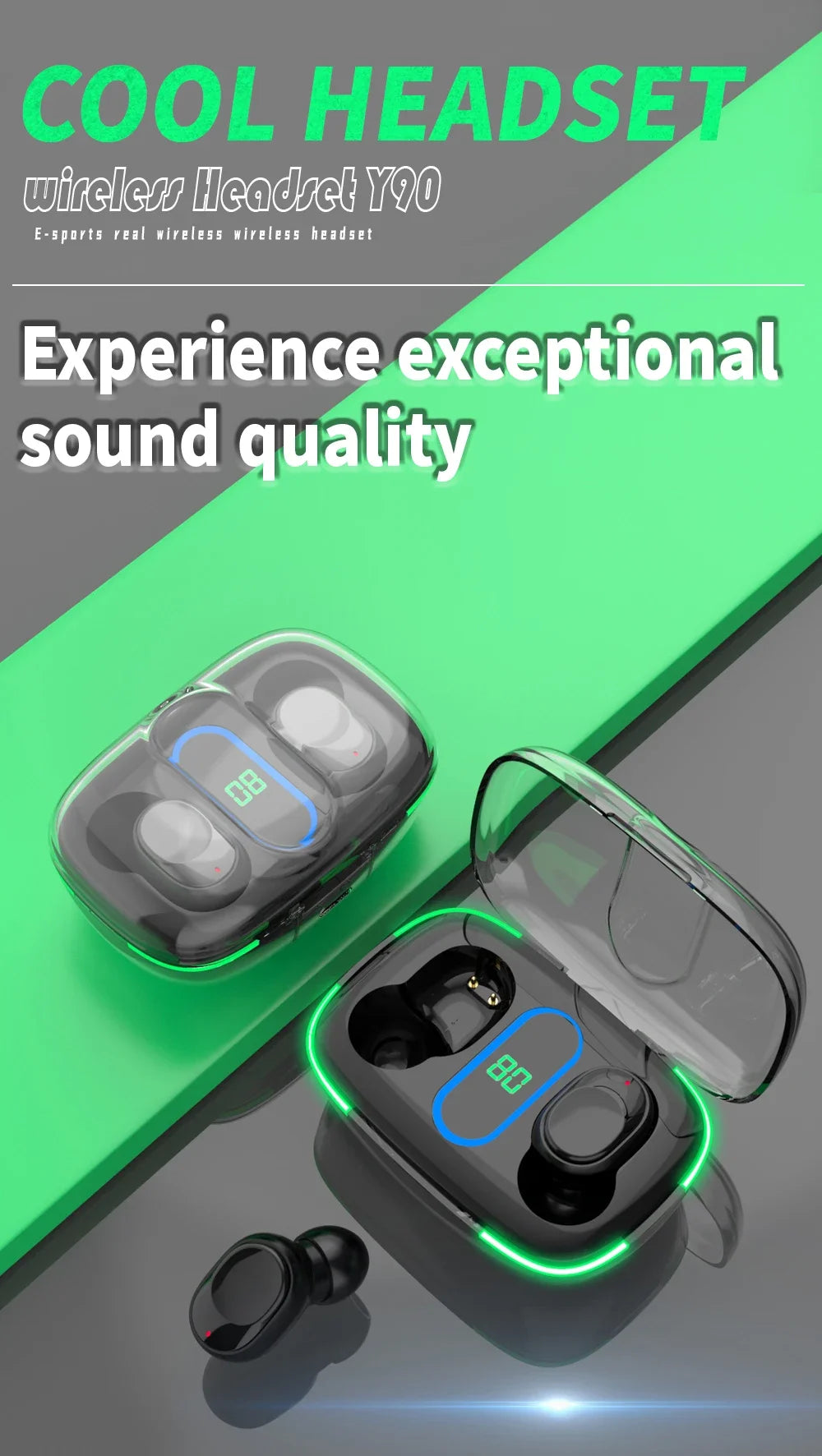 Premium TWS Wireless Sports Earbuds