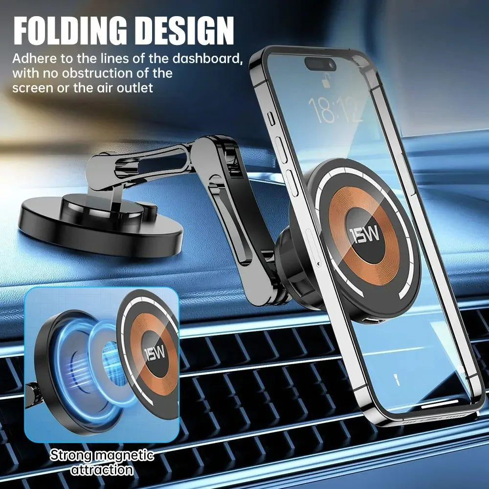 Premium Magnetic Wireless Car Charger Mount