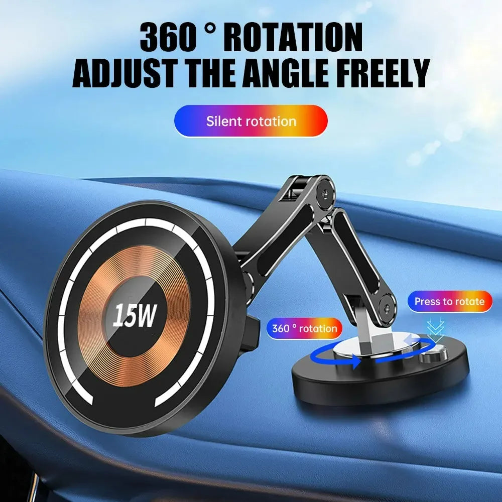 Premium Magnetic Wireless Car Charger Mount