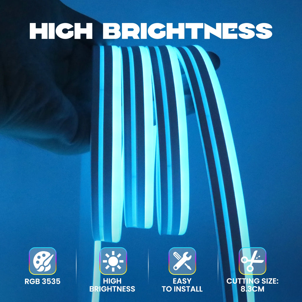 Premium RGB LED Neon LED Strip Light with Music Sync