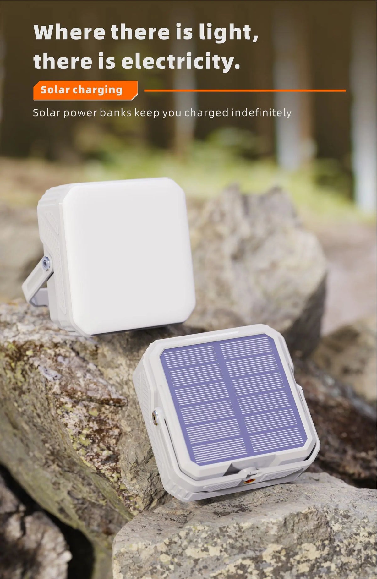 Batería solar premium para exteriores y camping